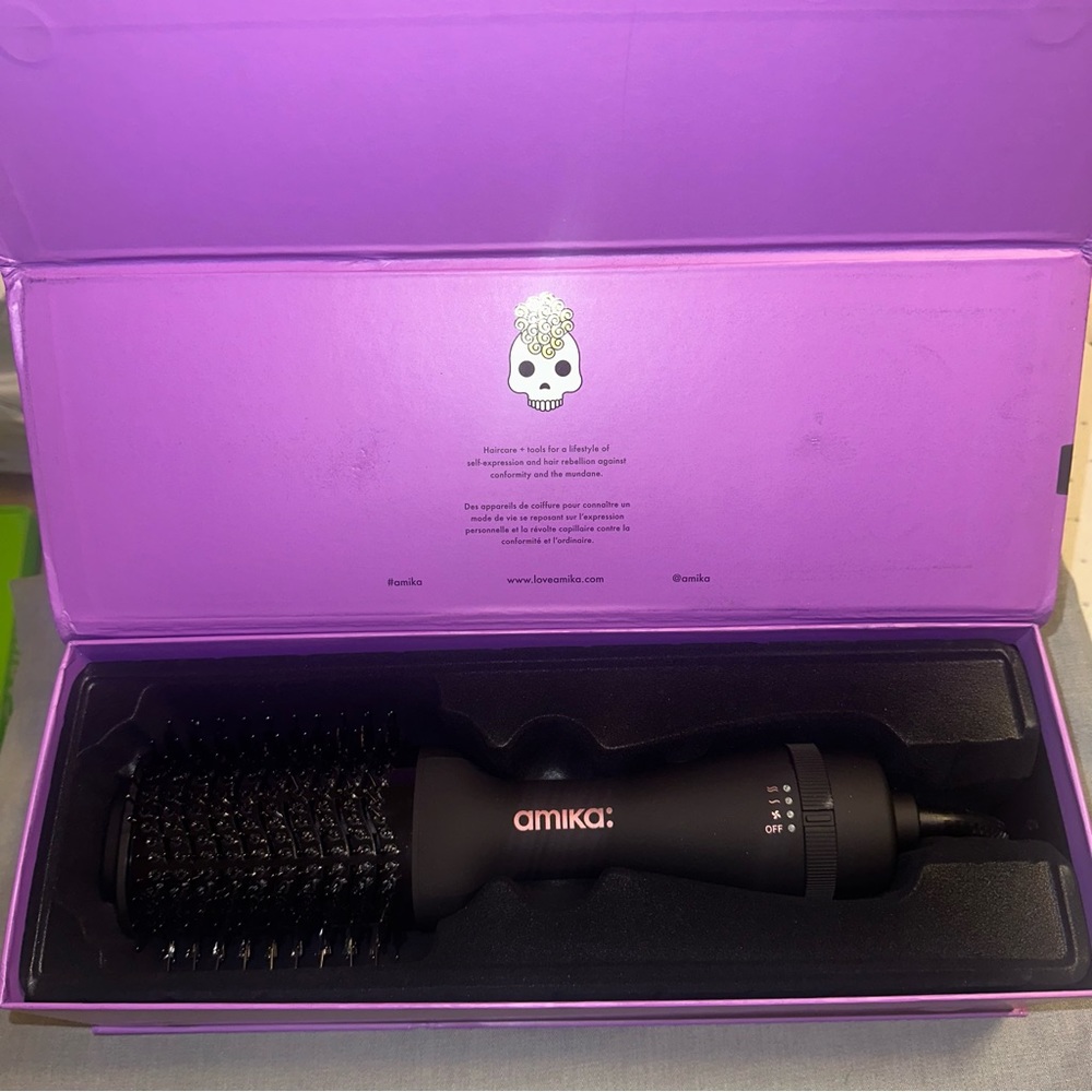 NEW $100 Amika Hair Blow Dryer Brush 2.0 - Picture 7 of 11